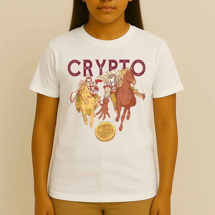 Crypto Knight Warrior Bitcoin T-Shirt