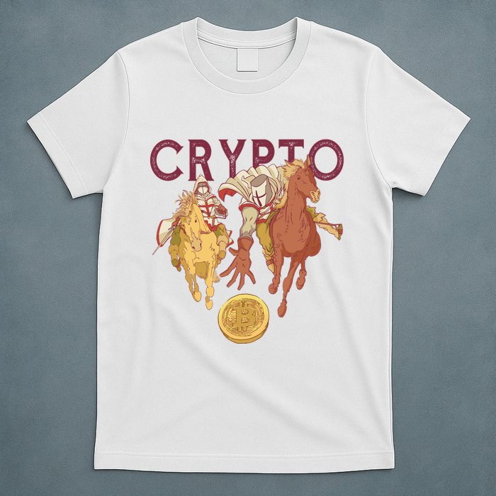 Crypto Knight Warrior Bitcoin T-Shirt