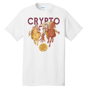 Crypto Knight Warrior Bitcoin Tall T-Shirt