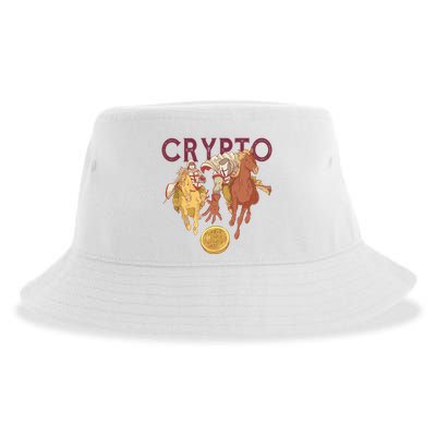 Crypto Knight Warrior Bitcoin Sustainable Bucket Hat