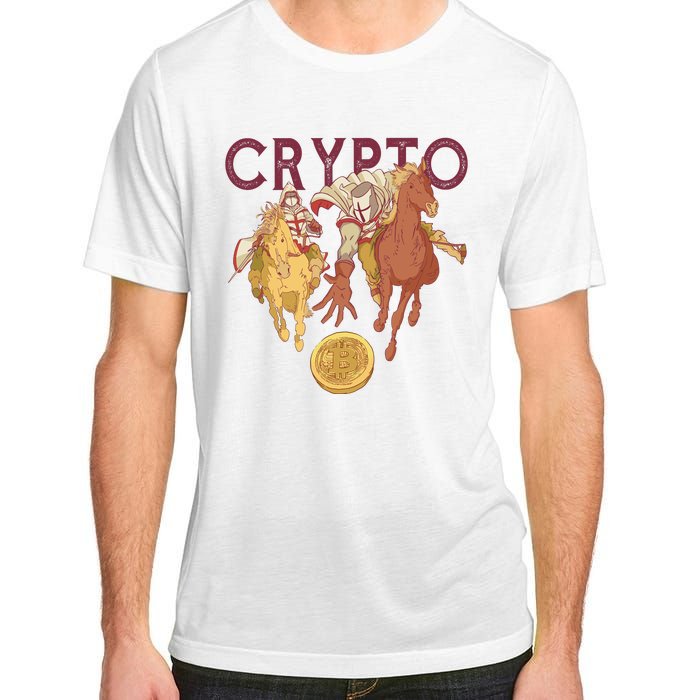 Crypto Knight Warrior Bitcoin Adult ChromaSoft Performance T-Shirt