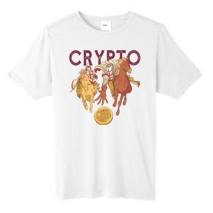 Crypto Knight Warrior Bitcoin Tall Fusion ChromaSoft Performance T-Shirt