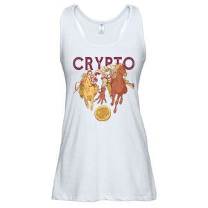 Crypto Knight Warrior Bitcoin Ladies Essential Flowy Tank