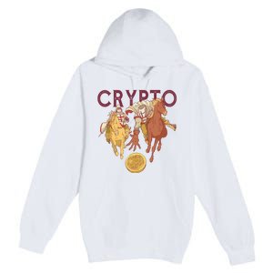 Crypto Knight Warrior Bitcoin Premium Pullover Hoodie