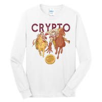 Crypto Knight Warrior Bitcoin Tall Long Sleeve T-Shirt