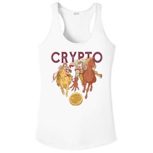 Crypto Knight Warrior Bitcoin Ladies PosiCharge Competitor Racerback Tank