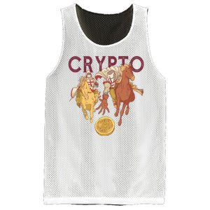 Crypto Knight Warrior Bitcoin Mesh Reversible Basketball Jersey Tank