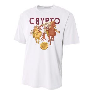 Crypto Knight Warrior Bitcoin Performance Sprint T-Shirt