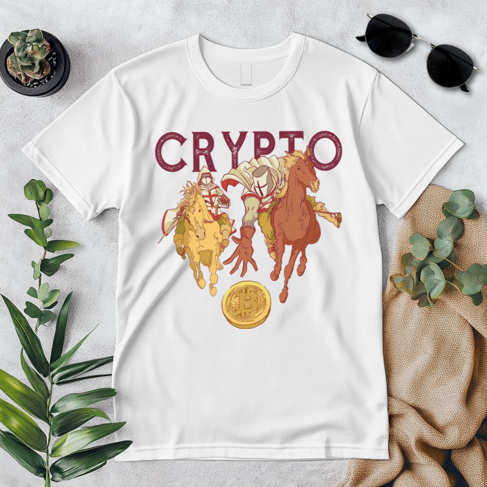 Crypto Knight Warrior Bitcoin Premium T-Shirt