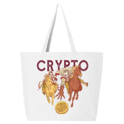 Crypto Knight Warrior Bitcoin 25L Jumbo Tote