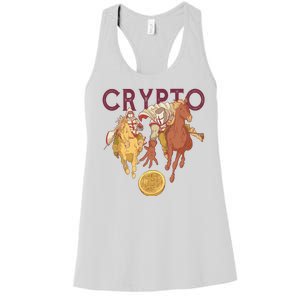 Crypto Knight Warrior Bitcoin Women's Racerback Tank