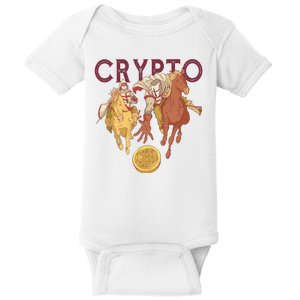 Crypto Knight Warrior Bitcoin Baby Bodysuit