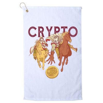 Crypto Knight Warrior Bitcoin Golf Towel