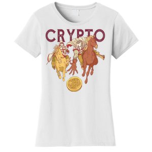 Crypto Knight Warrior Bitcoin Women's T-Shirt