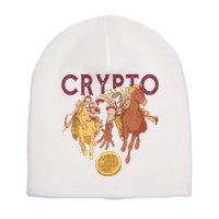 Crypto Knight Warrior Bitcoin Short Acrylic Beanie