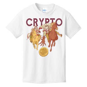 Crypto Knight Warrior Bitcoin Kids T-Shirt