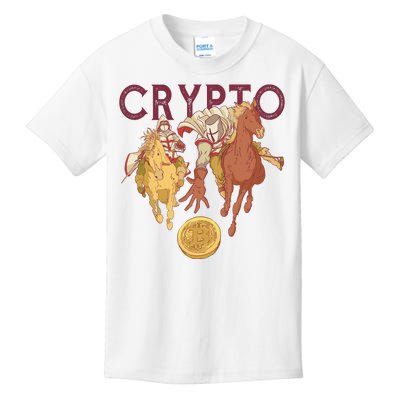 Crypto Knight Warrior Bitcoin Kids T-Shirt