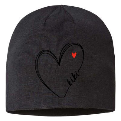 Cute kiki With Heart Girl Wo Mom Mother Sustainable Beanie