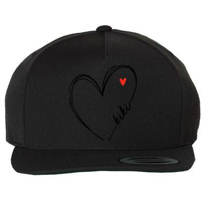 Cute kiki With Heart Girl Wo Mom Mother Wool Snapback Cap