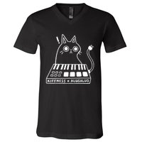 Cat Kiffness X Alugalug V-Neck T-Shirt