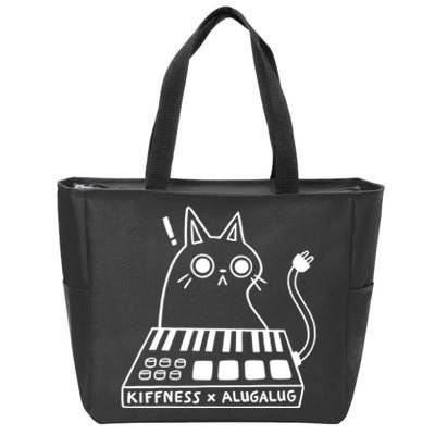 Cat Kiffness X Alugalug Zip Tote Bag