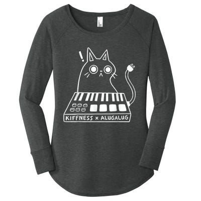 Cat Kiffness X Alugalug Women's Perfect Tri Tunic Long Sleeve Shirt