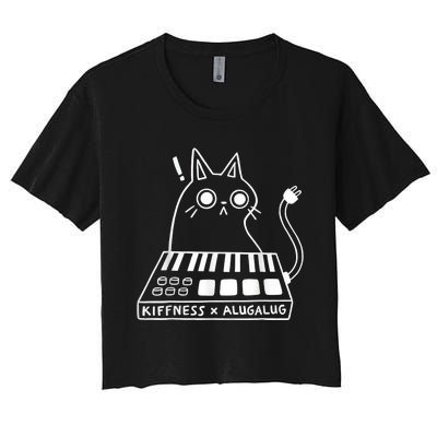 Cat Kiffness X Alugalug Women's Crop Top Tee