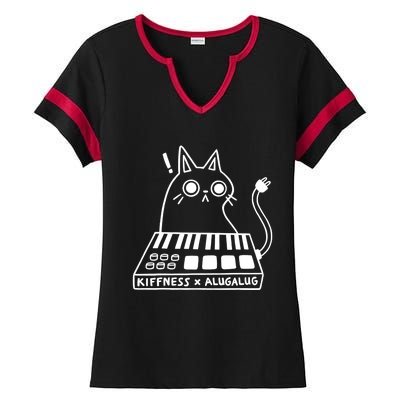 Cat Kiffness X Alugalug Ladies Halftime Notch Neck Tee