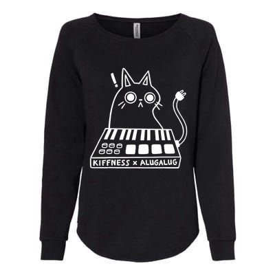 Cat Kiffness X Alugalug Womens California Wash Sweatshirt