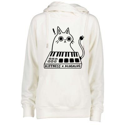 Cat Kiffness X Alugalug Womens Funnel Neck Pullover Hood