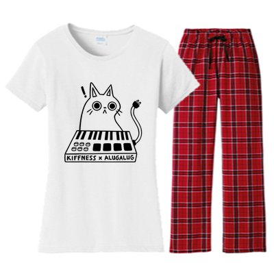 Cat Kiffness X Alugalug Women's Flannel Pajama Set