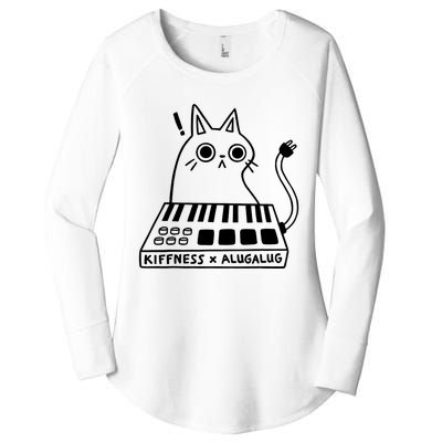 Cat Kiffness X Alugalug Women's Perfect Tri Tunic Long Sleeve Shirt