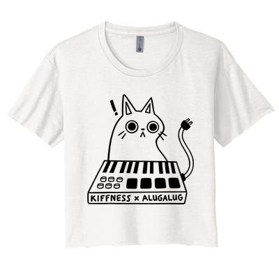 Cat Kiffness X Alugalug Women's Crop Top Tee