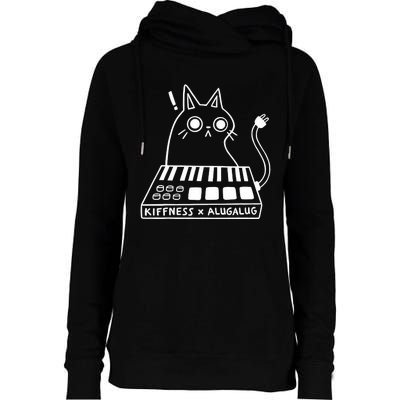 Cat Kiffness X Alugalug Womens Funnel Neck Pullover Hood