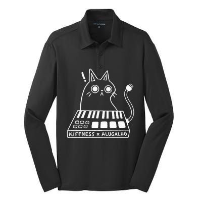 Cat Kiffness X Alugalug Silk Touch Performance Long Sleeve Polo