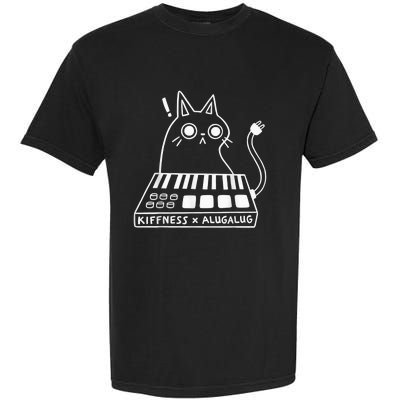 Cat Kiffness X Alugalug Funny Cat For Cat Lover Garment-Dyed Heavyweight T-Shirt