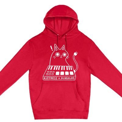 Cat Kiffness X Alugalug Funny Cat For Cat Lover Premium Pullover Hoodie