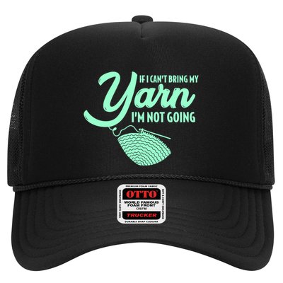 Crocheting Knitting Yarn Gift Trucker Hat