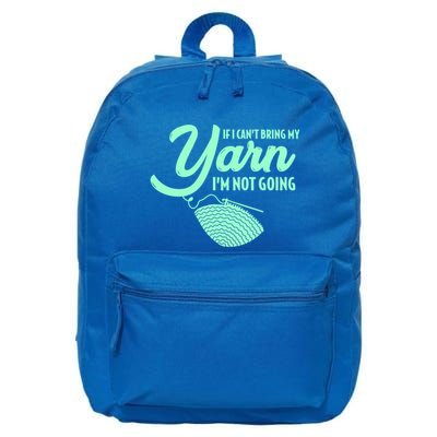 Crocheting Knitting Yarn Gift 16 in Basic Backpack
