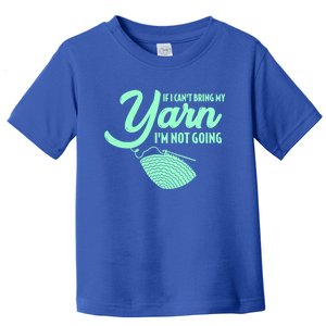 Crocheting Knitting Yarn Gift Toddler T-Shirt