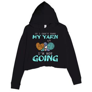 Crocheting Knitting Yarn Funny Knitting Yarn Crochet Crop Fleece Hoodie