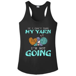 Crocheting Knitting Yarn Funny Knitting Yarn Crochet Ladies PosiCharge Competitor Racerback Tank