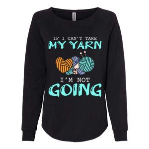 Crocheting Knitting Yarn Funny Knitting Yarn Crochet Womens California Wash Sweatshirt