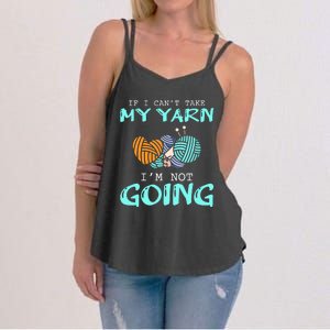 Crocheting Knitting Yarn Funny Knitting Yarn Crochet Women's Strappy Tank