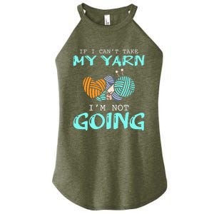 Crocheting Knitting Yarn Funny Knitting Yarn Crochet Women's Perfect Tri Rocker Tank