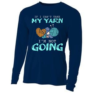 Crocheting Knitting Yarn Funny Knitting Yarn Crochet Cooling Performance Long Sleeve Crew