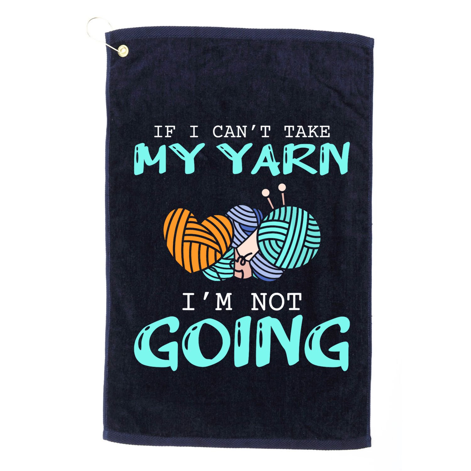 Crocheting Knitting Yarn Funny Knitting Yarn Crochet Golf Towel