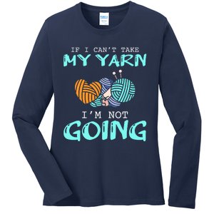 Crocheting Knitting Yarn Funny Knitting Yarn Crochet Ladies Long Sleeve Shirt