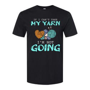 Crocheting Knitting Yarn Funny Knitting Yarn Crochet Softstyle CVC T-Shirt