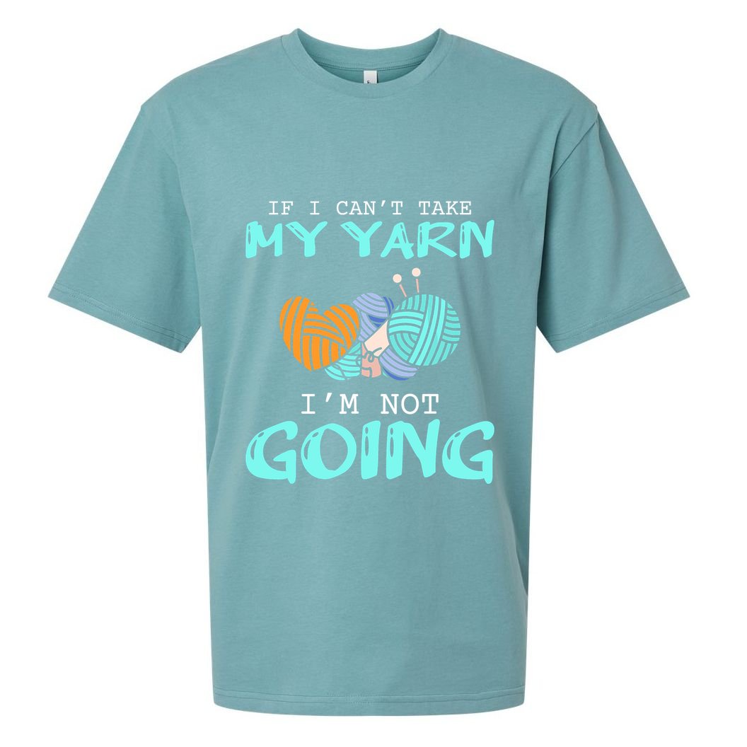 Crocheting Knitting Yarn Funny Knitting Yarn Crochet Sueded Cloud Jersey T-Shirt